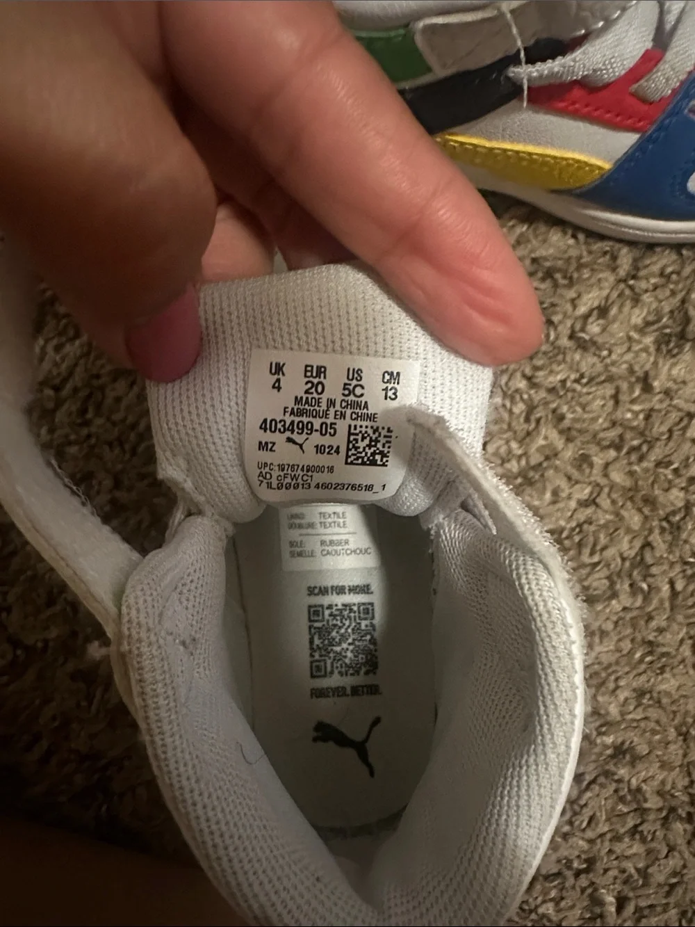 Puma Kids Rebound Layup High Top Sneakers